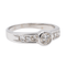 Bague 57 Bague solitaire en or blanc 18 carats et diamants 58 Facettes 3505424CN