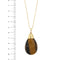 Collier Collier - Pendentif œil de tigre en or jaune 18 carats 58 Facettes 35055