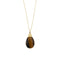 Collier Collier - Pendentif œil de tigre en or jaune 18 carats 58 Facettes 35055