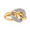 Bague 57 Bague Or jaune, Or blanc Diamant 58 Facettes 3516098CN