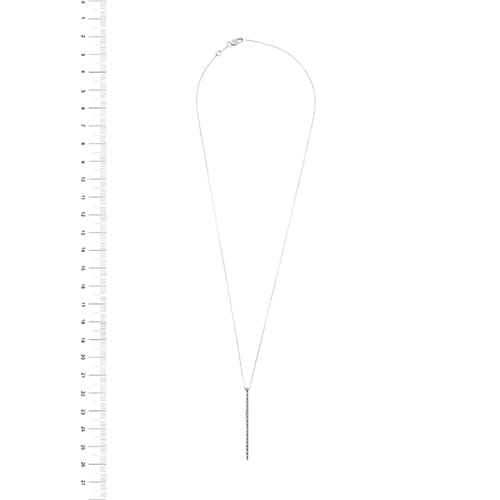 Collier Comete - Collier maille vénitienne en or blanc 18 kt et diamants 58 Facettes 35195