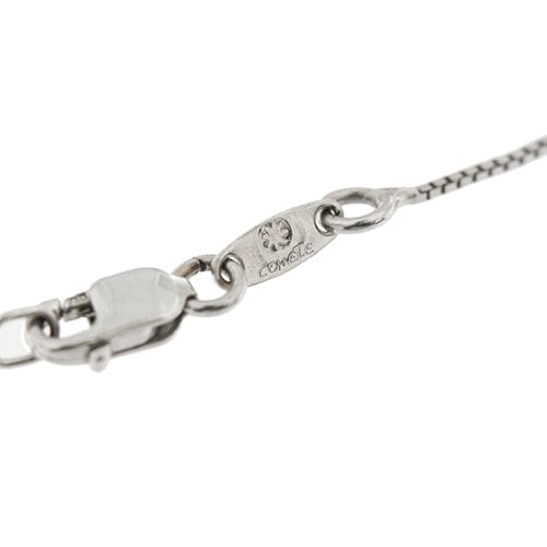 Collier Comete - Collier maille vénitienne en or blanc 18 kt et diamants 58 Facettes 35195