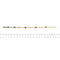 Bracelet Bracelet à segments en or jaune 18 ct avec saphirs et diamants 58 Facettes 35277