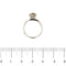 Bague Bague solitaire double anneau en or blanc 18 ct avec diamant 1,56 ct 58 Facettes 35305