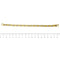 Bracelet Bracelet unisexe à maillons en or jaune et or blanc 18 ct 58 Facettes 35419