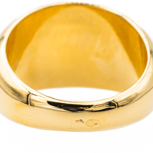 Bague 52 Bague Or jaune Diamant, Email 58 Facettes 3543609CN