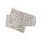Bague 53 Bague Or jaune, Or blanc Diamant 58 Facettes 3548953CN