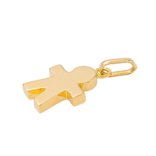Pendentif Pendentif motif petit garçon en or jaune 18 carats 58 Facettes 3552527CN