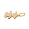 Pendentif Pendentif motif petite fille en or jaune 18 carats 58 Facettes 3552528CN