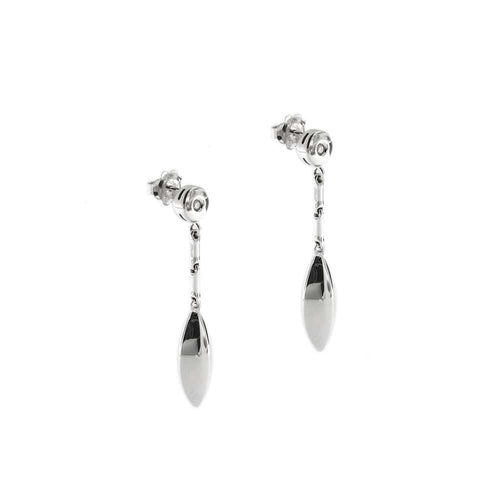 Boucles d'oreilles Chimento - Boucles d’oreilles pendantes en or blanc 18 carats et diamants 58 Facettes 35531