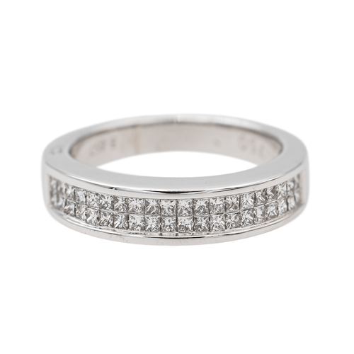 Bague 49 Bague Or blanc Diamant 58 Facettes 3557066CN