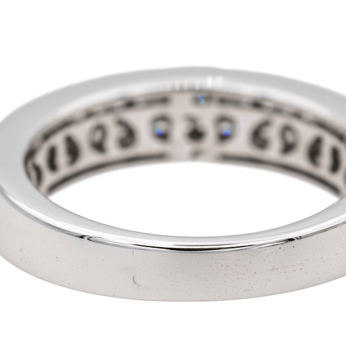 Bague 49 Bague en or blanc 18 carats sertie de diamants taille princesse 58 Facettes 3557066CN