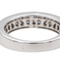 Bague 49 Bague en or blanc 18 carats sertie de diamants taille princesse 58 Facettes 3557066CN