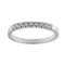 Bague Alfieri & St. John - Bague rivière en or blanc 18 kt avec diamants 0,27 ct 58 Facettes 35584