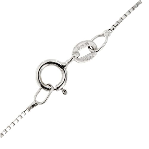 Collier Collier vénitien cœur en or blanc 18 carats et diamants 58 Facettes 35585