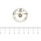 Broche Broche Art déco ronde en or jaune et blanc 18 carats avec diamants 58 Facettes 35599