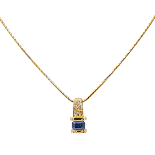 Collier Gay Frères Collier  Or jaune Saphir, Diamant 58 Facettes 3574574CN