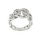 Bague 53 Bague grumetta en or blanc 18 ct et diamants 58 Facettes 35796