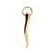 Pendentif Pomellato - Pendentif corne porte-bonheur en or 18 ct 58 Facettes 35814