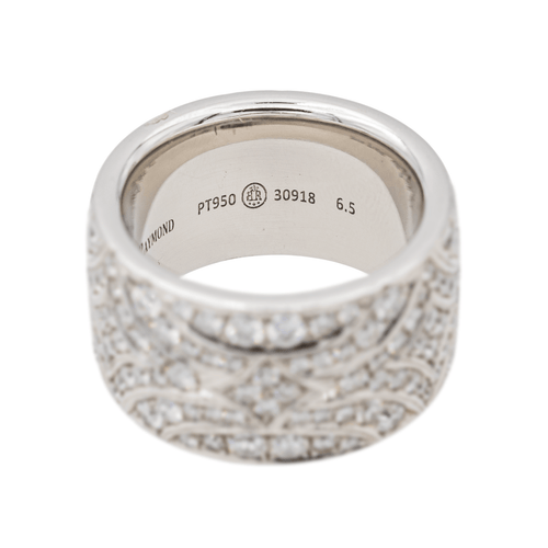 Bague 53 Briony Raymond - Bague cocktail en platine sertie de diamants 58 Facettes 3582758CN