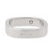 Bague 58 Bague solitaire en or blanc 18 carats avec diamant princesse 58 Facettes 3584452CN