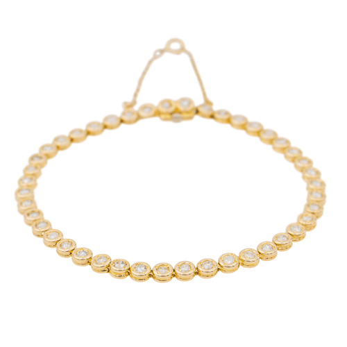 Bracelet Bracelet Tennis Or jaune Diamant 58 Facettes 3588053CN
