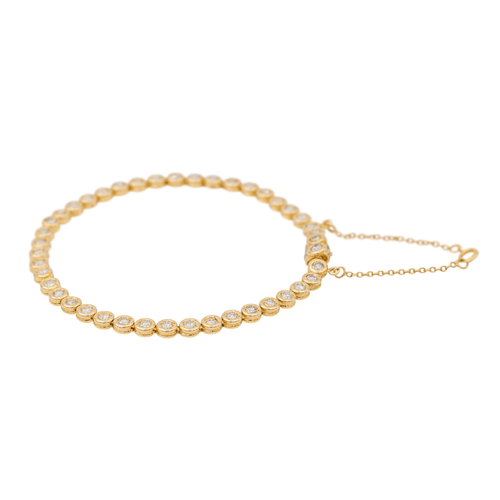 Bracelet Bracelet Tennis Or jaune Diamant 58 Facettes 3588053CN