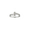 Bague Bliss - Bague trilogie contrariée en or blanc 18 kt et diamants 0,18 ct 58 Facettes 35929