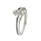 Bague Bliss - Bague trilogie contrariée en or blanc 18 kt et diamants 0,18 ct 58 Facettes 35929