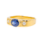 Bague 51.5 Bague Or jaune Saphir, Diamant 58 Facettes 3598549CN