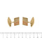 Boutons de manchette Boutons de manchette - 3 ors en or 18 carats 58 Facettes 35987