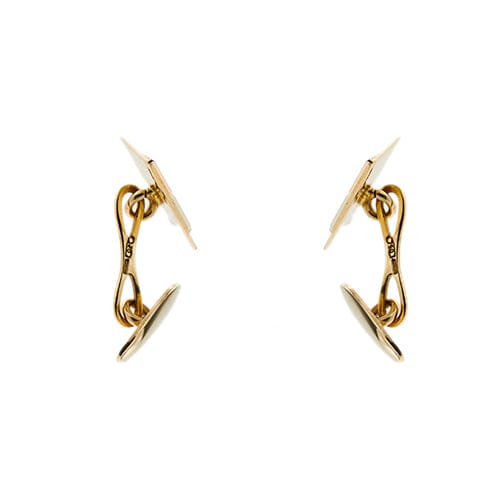 Boutons de manchette Boutons de manchette - 3 ors en or 18 carats 58 Facettes 35987