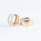 Boucles d'oreilles Créoles Diamants ronds et baguettes 58 Facettes DV0032-61