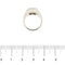 Bague 51 Cartier Tank - Bague chevalière en or blanc 18k avec pierre de lune 58 Facettes 36051