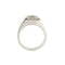 Bague 51 Cartier Tank - Bague chevalière en or blanc 18k avec pierre de lune 58 Facettes 36051