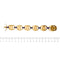 Bracelet Bracelet vintage - Bracelet manchette en or jaune 18 ct avec pièces 58 Facettes 36092
