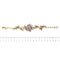 Bracelet Gabriella Rivalta - Bracelet à fleurs émaillées en or jaune 18 ct avec diamants 58 Facettes 36205