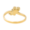 Bague 56 Bague en or jaune 18 carats sertie de diamants 58 Facettes 3621856CN