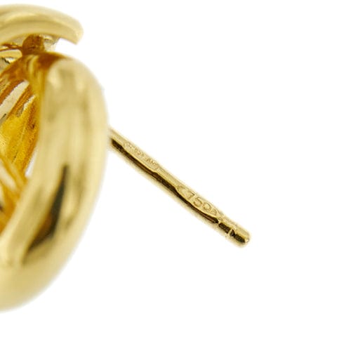 Boucles d'oreilles Boucles d’oreilles puces en or jaune 18 kt 58 Facettes 36225