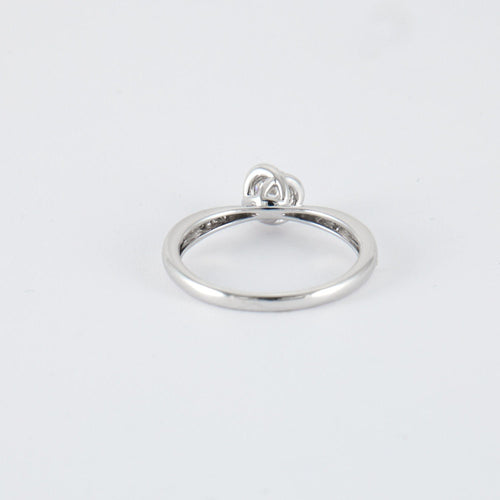 Bague Didier Guérin - Bague solitaire or gris 58 Facettes DV0199-1