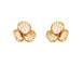 Boucles d'oreilles Boucles d’oreilles Fleur ajourées en or jaune 18k et perle fine 58 Facettes BO/220167