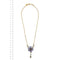 Collier Gabriella Rivalta - Collier fleur émaillée et perles en or jaune 18 ct 58 Facettes 36329