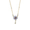 Collier Gabriella Rivalta - Collier fleur émaillée et perles en or jaune 18 ct 58 Facettes 36329