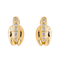 Boucles d'oreilles Boucles d'oreilles Demi créoles Or jaune Diamant 58 Facettes 3634764CN