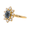 Bague 59 Bague Pompadour Or jaune Saphir, Diamant 58 Facettes 3641002CN