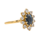 Bague 59 Bague Pompadour Or jaune Saphir, Diamant 58 Facettes 3641002CN
