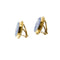 Boucles d'oreilles Boucles d'oreilles camée en or jaune 18 carats 58 Facettes 36448