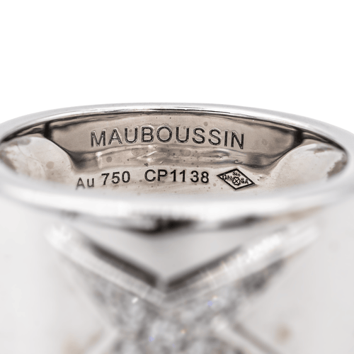 Bague 52 Mauboussin Étoile Divine - Bague en or blanc avec diamants 58 Facettes 3655388CN