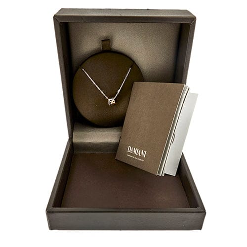 Collier Damiani Abbraccio - Collier avec pendentif en or blanc et rose 18 ct et diamant 58 Facettes 36577