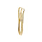Baraka - Fermoir en or jaune 18 ct avec décoration en verre 58 Facettes 36606